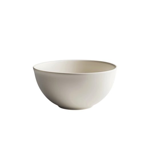 DRCO Minimalist Matte Ceramic Cereal Bowl - 6-Inch Soup & Salad Bowl