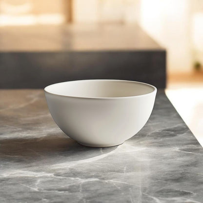 DRCO Minimalist Matte Ceramic Cereal Bowl - 6-Inch Soup & Salad Bowl